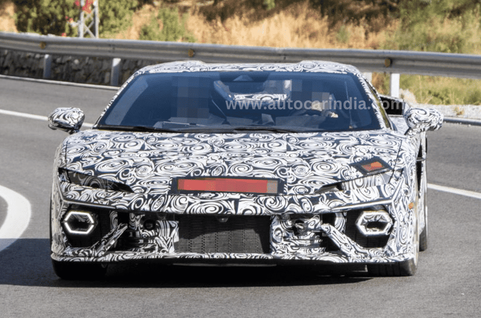 Lamborghini Huracan successor spied with production-ready bodywork